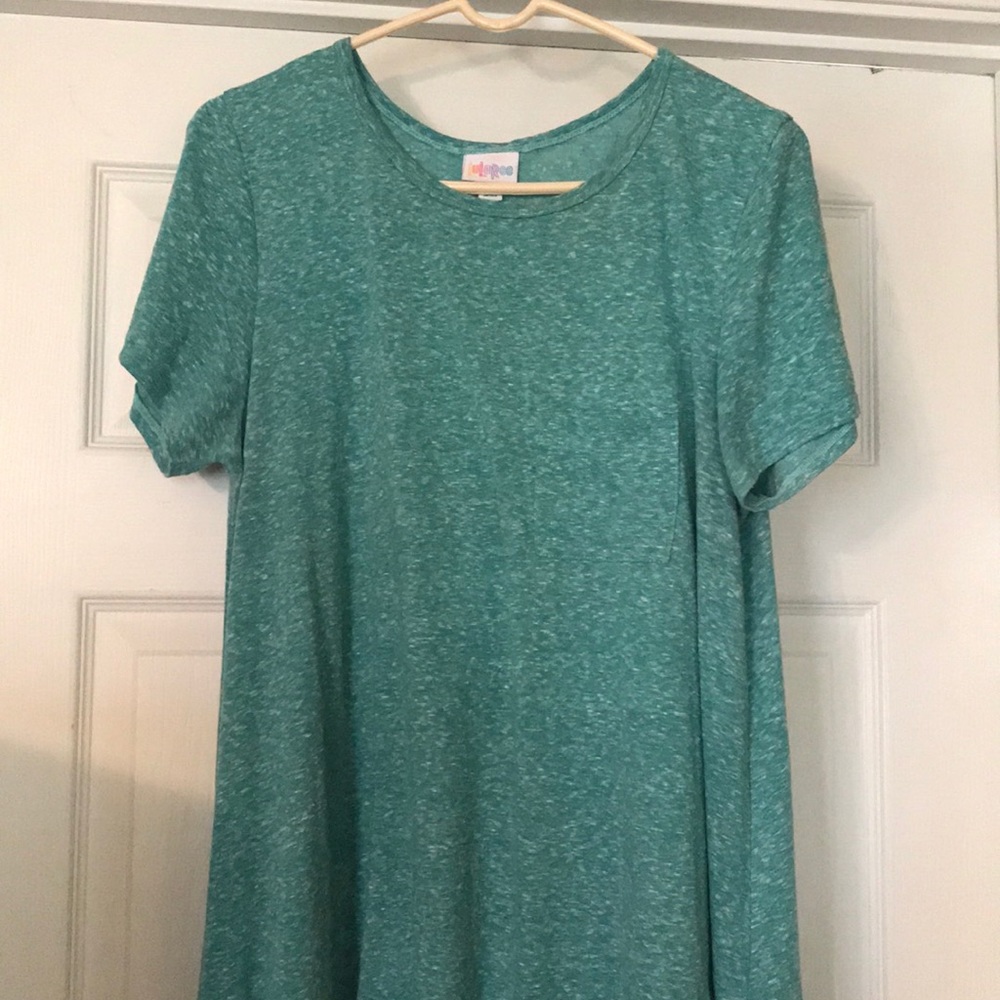 Lularoe heathered mint Carly